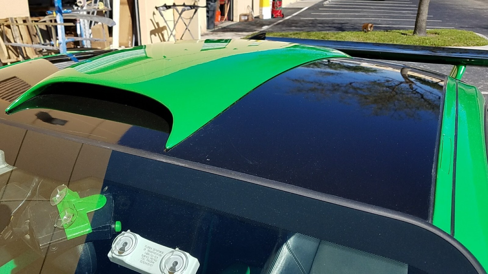 2005-12 Porsche 997 Coupe Tesoro GT1 Roof Scoop FRP Tape On  Made in USA