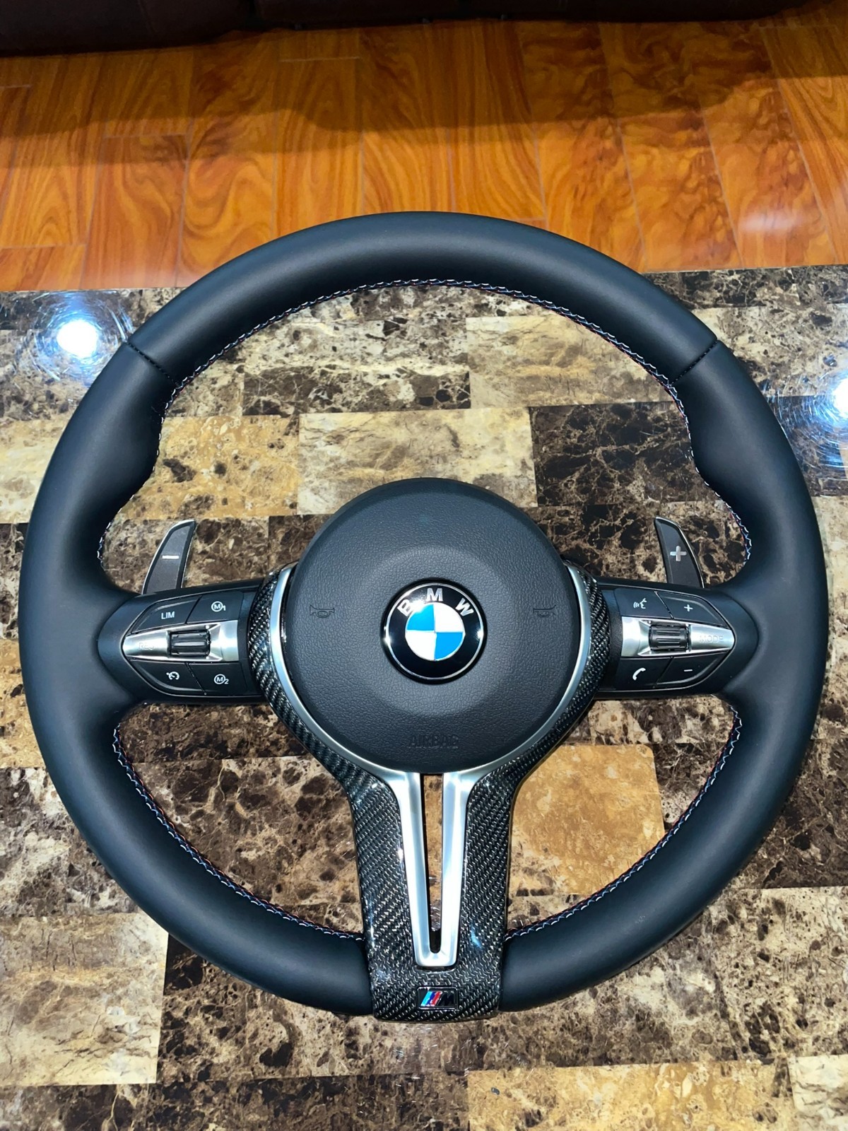 BMW M Performance Nappa Leather Carbon Steering Wheel Set – F80 F82 F30 F32 M3