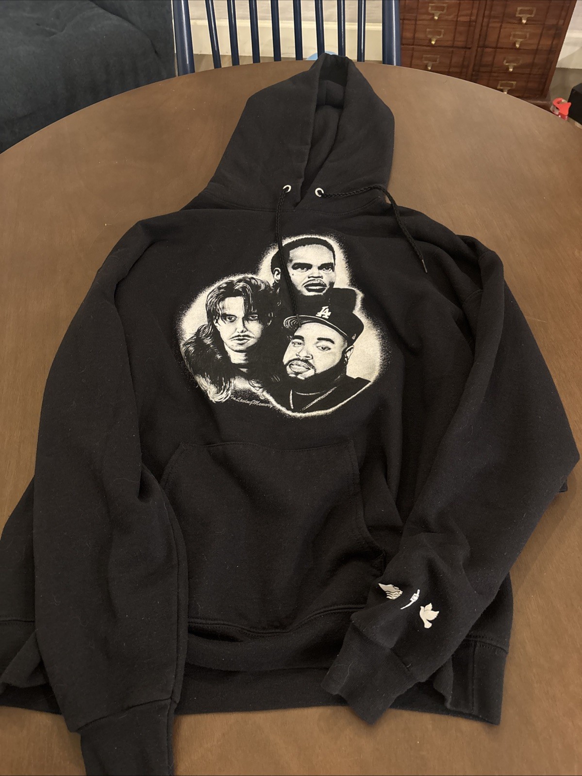 TEAM SESH HOODIE IN LOVING MEMORY TOUR BONES XAVIER WULF EDDY BAKER Size L