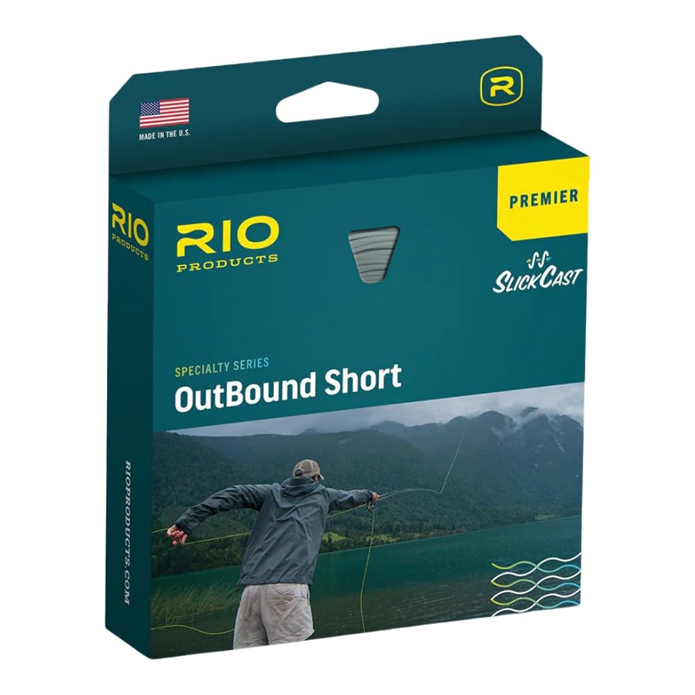 RIO PRODUCTS Premier Outbound Short Fly Line Clear/Moss/Ivory 100ft WF9I/S3/S5 RIO PRODUCTS Premier Outbound Short Fly Line Clear/Moss/Ivory 100ft WF9I/S3/S5