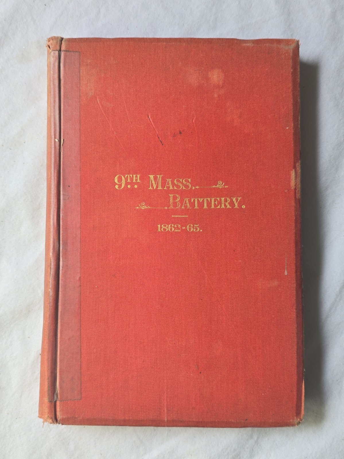 1888 antique CIVIL WAR 9th MASSACHUSETTS BATTERY history artillery roster book