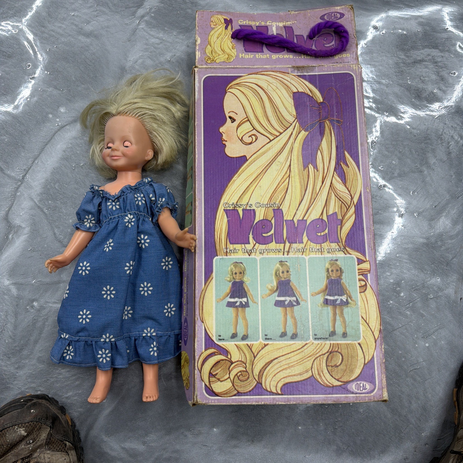 Vtg 1970 Velvet Doll 15\