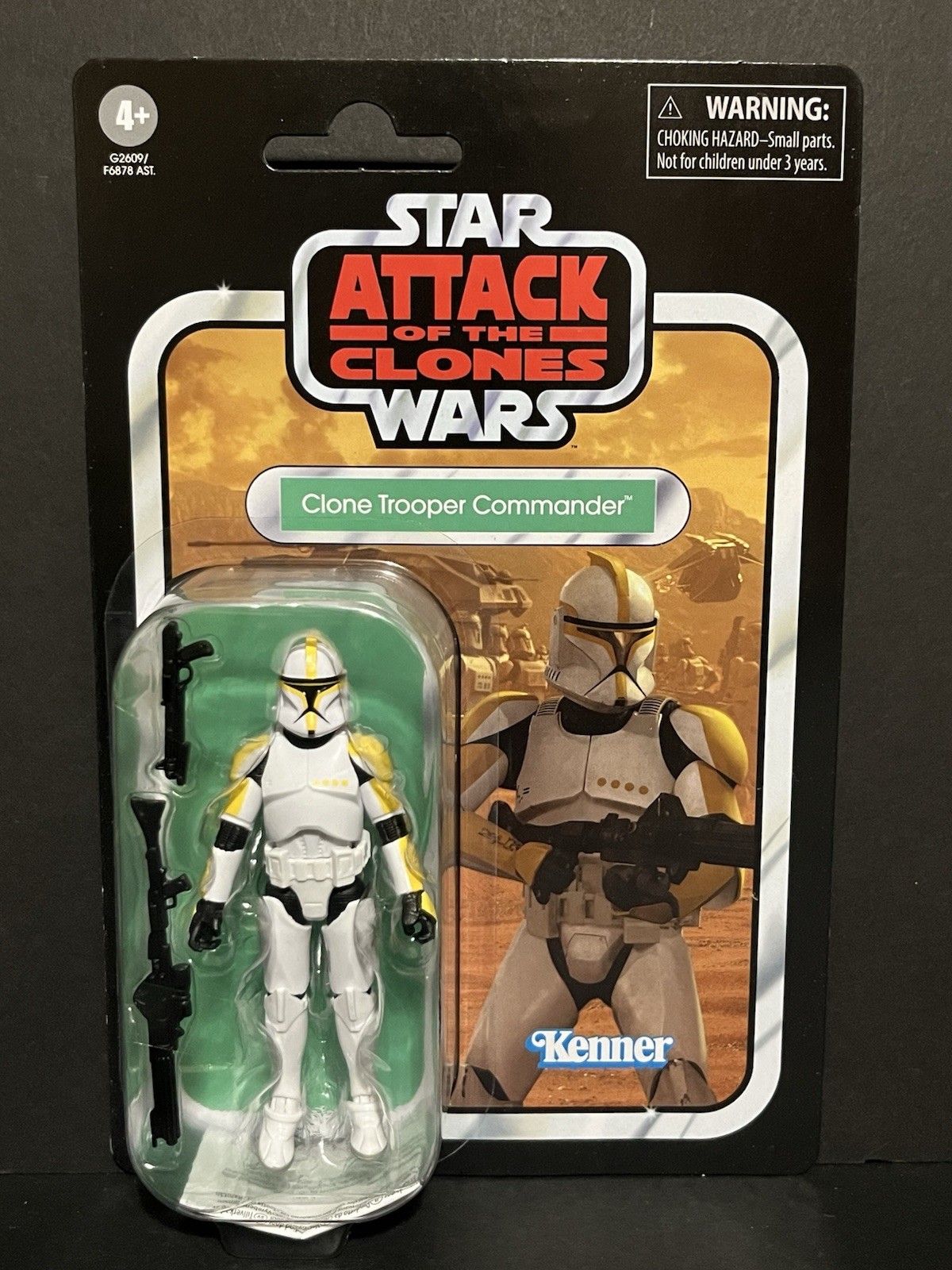 STAR WARS VINTAGE COLLECTION CLONE TROOPER COMMANDER AOTC FIGURE VC404. WOW