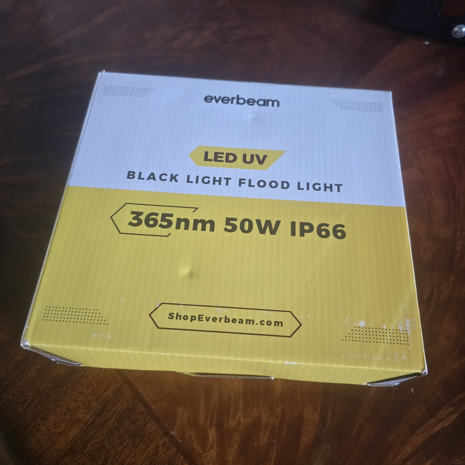 Everbeam 365Nm 50W UV LED Black Light - High Performance LED Bulbs IP66