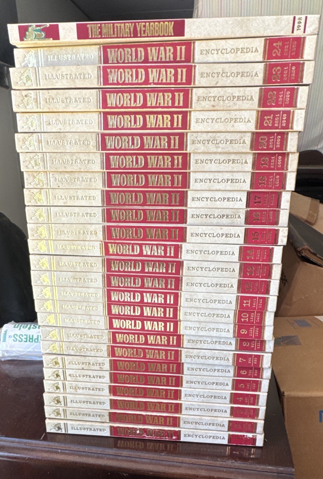 Illustrated World War II Encyclopedia HC 1998 English History Multi-Volume