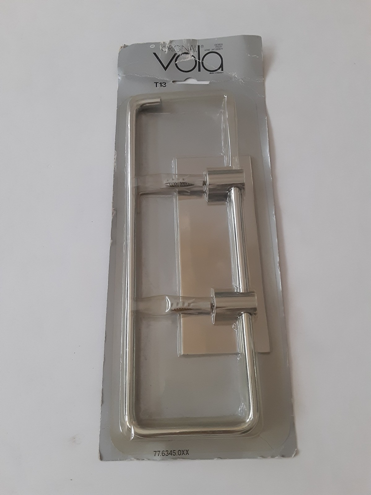 Vintage NOS Arne Jacobsen Vola T13 TP Holder Double Roll Towel Holder Chrome Vintage NOS Arne Jacobsen Vola T13 TP Holder Double Roll Towel Holder Chrome