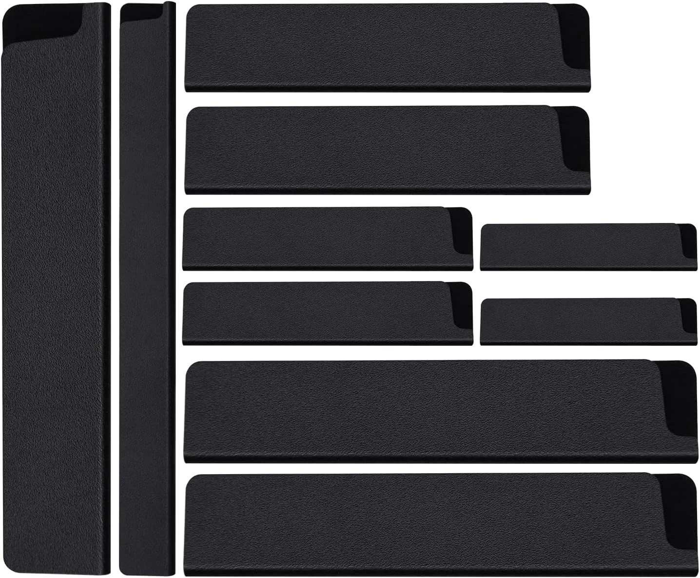 10PCS Universal Knife Edge Guards ABS Blade Covers Felt Lined Knife Protectors