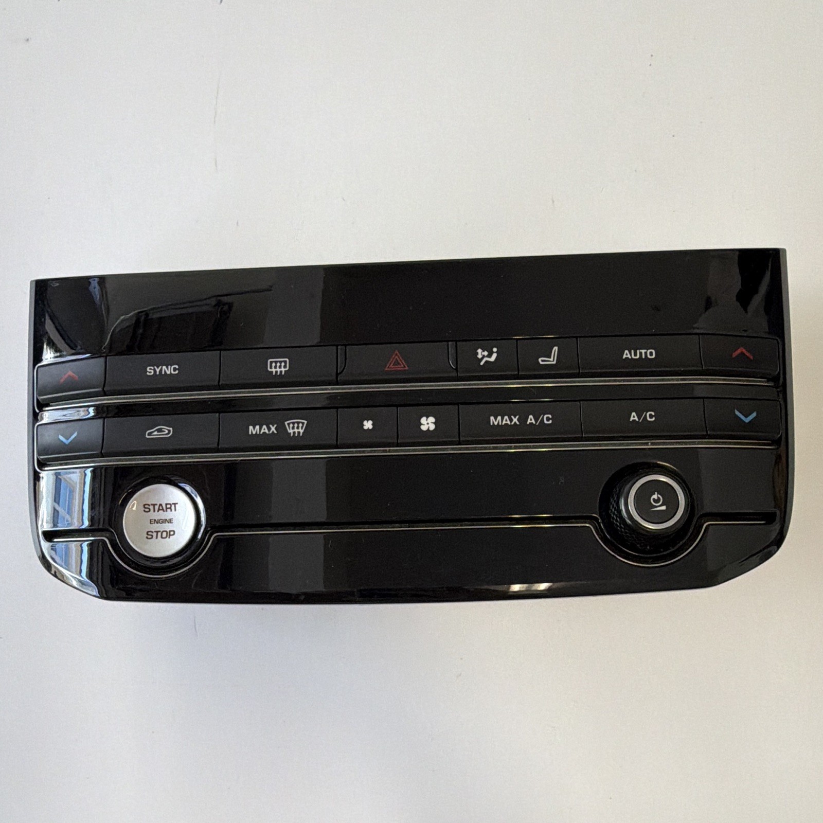 OEM Jaguar F-Pace Climate Control AC Panel Start Stop Button GX6318C858RE OEM Jaguar F-Pace Climate Control AC Panel Start Stop Button GX6318C858RE