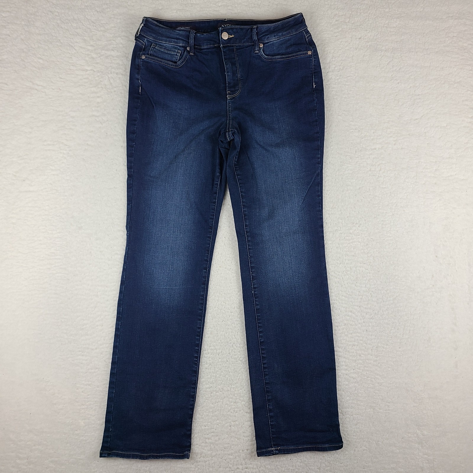NYDJ Not Your Daughter Jeans Womens 10 Blue AMI Skinny Dark Wash Denim