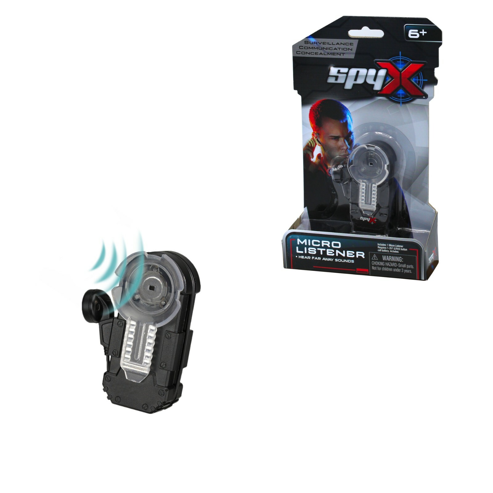 SpyX Micro Listener- Hear Secret Conversations From Your Enemy - Be A Super Spy
