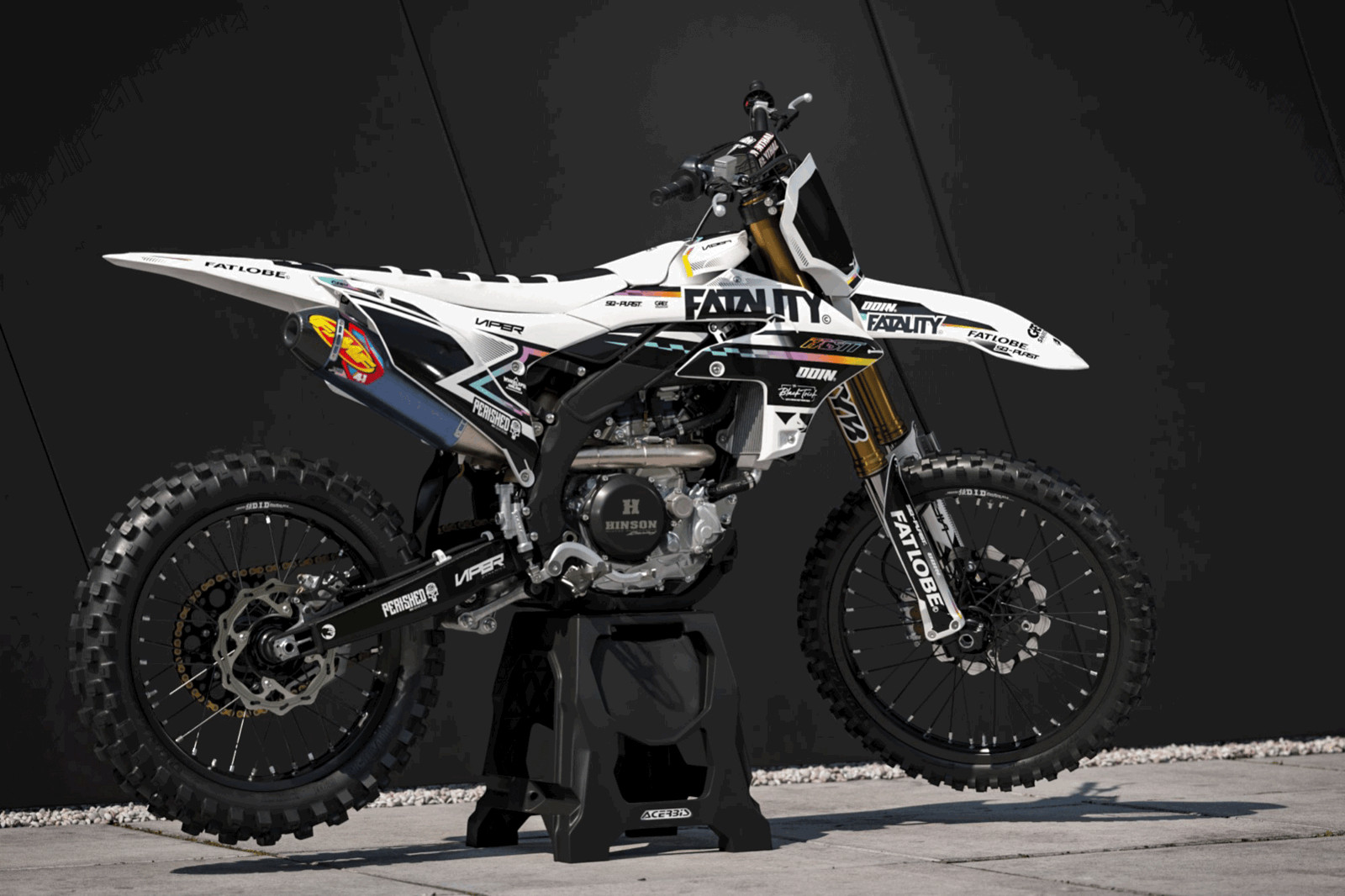 FITS YAMAHA YZ450F 2023/2024 YZ250F 2024 graphic kit declas stickers yzf racing