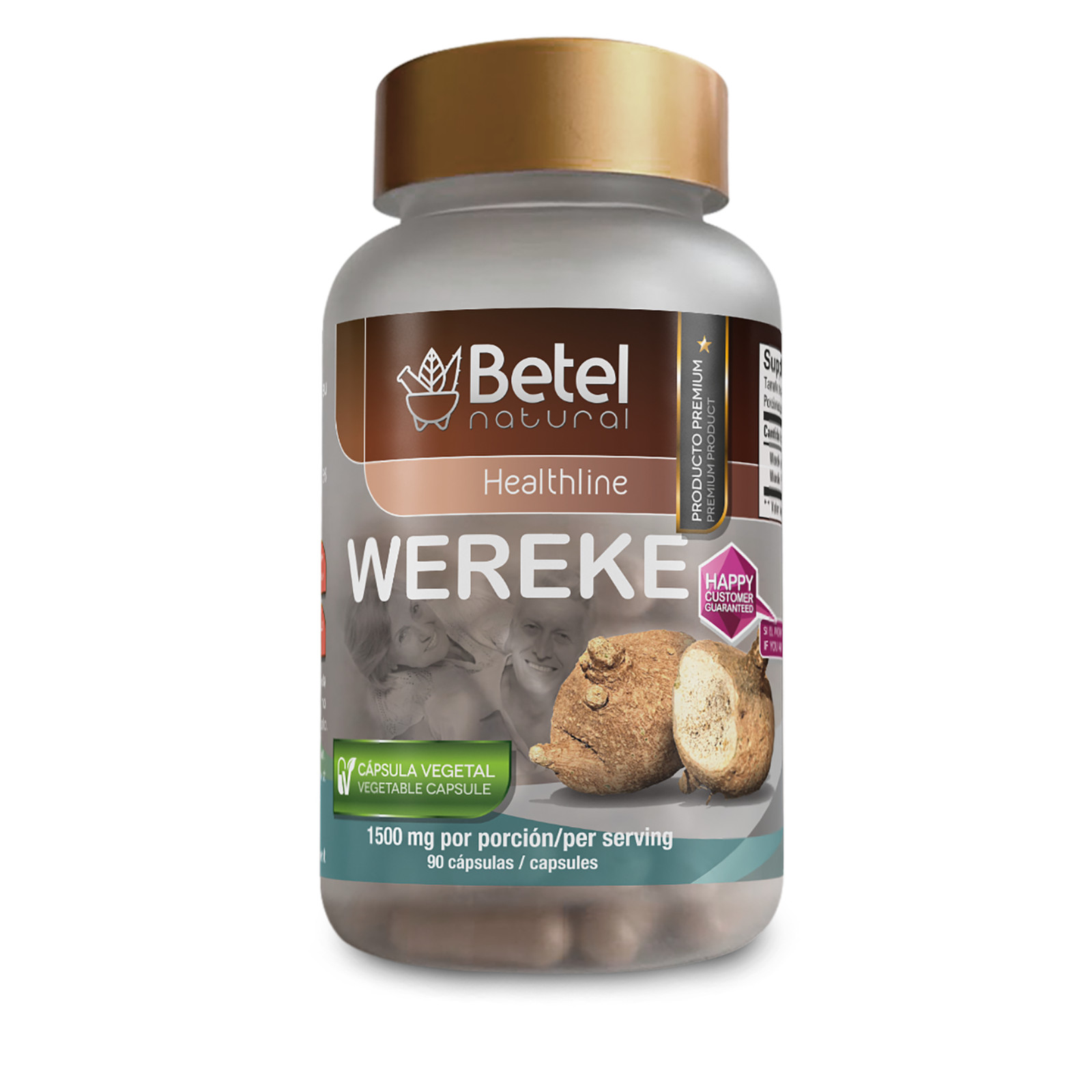 Premium Wereke Capsules by Betel Natural - Support for Healthy Glucose - 1500 mg