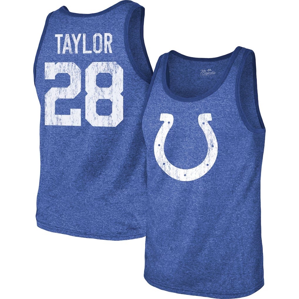 Jonathan Taylor Indianapolis Colts Majestic Threads Tri-Blend Tank Top NWT Jonathan Taylor Indianapolis Colts Majestic Threads Tri-Blend Tank Top NWT