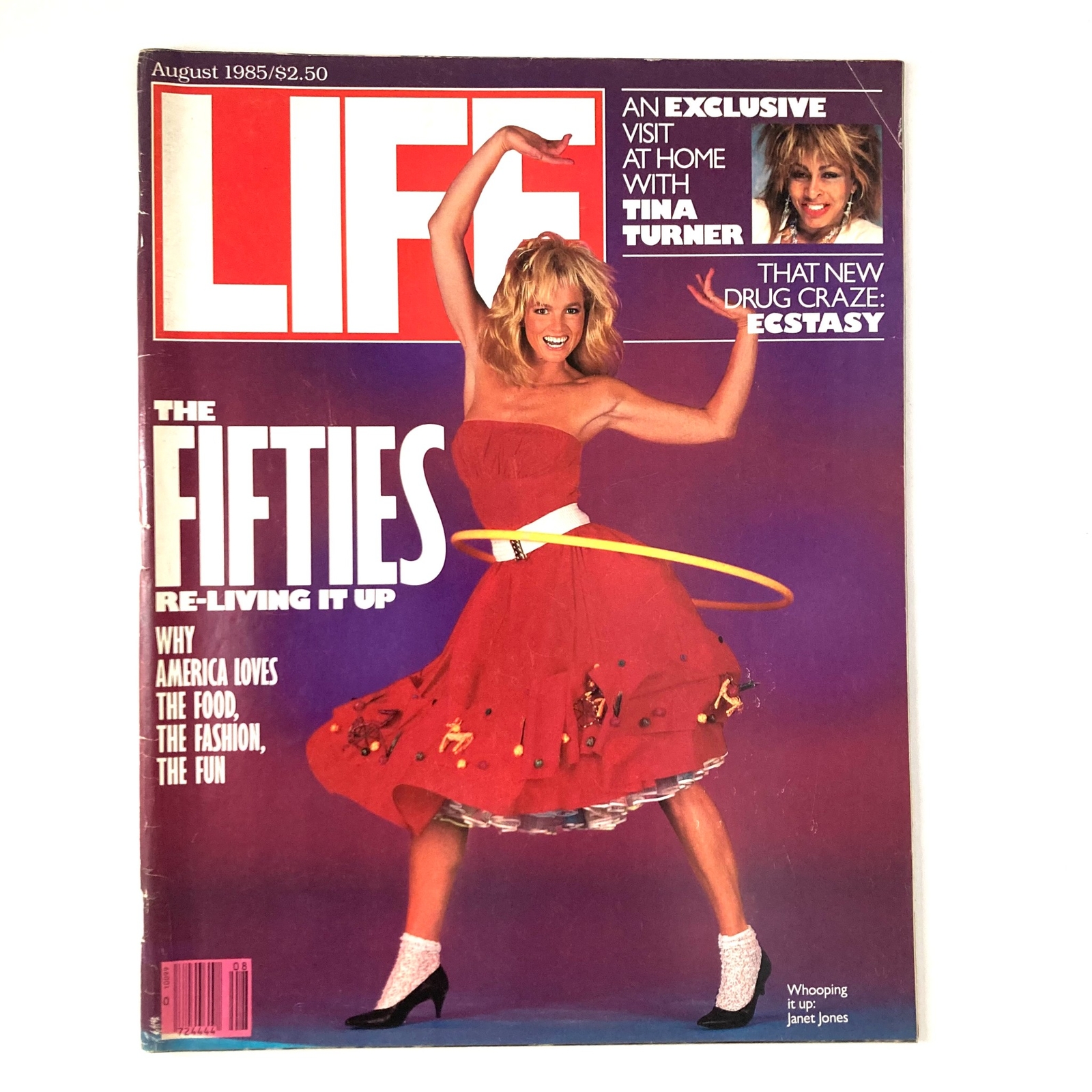 VTG Life Magazine August 1985 Vol 8 No. 9 Janet Jones Whooping It Up No Label