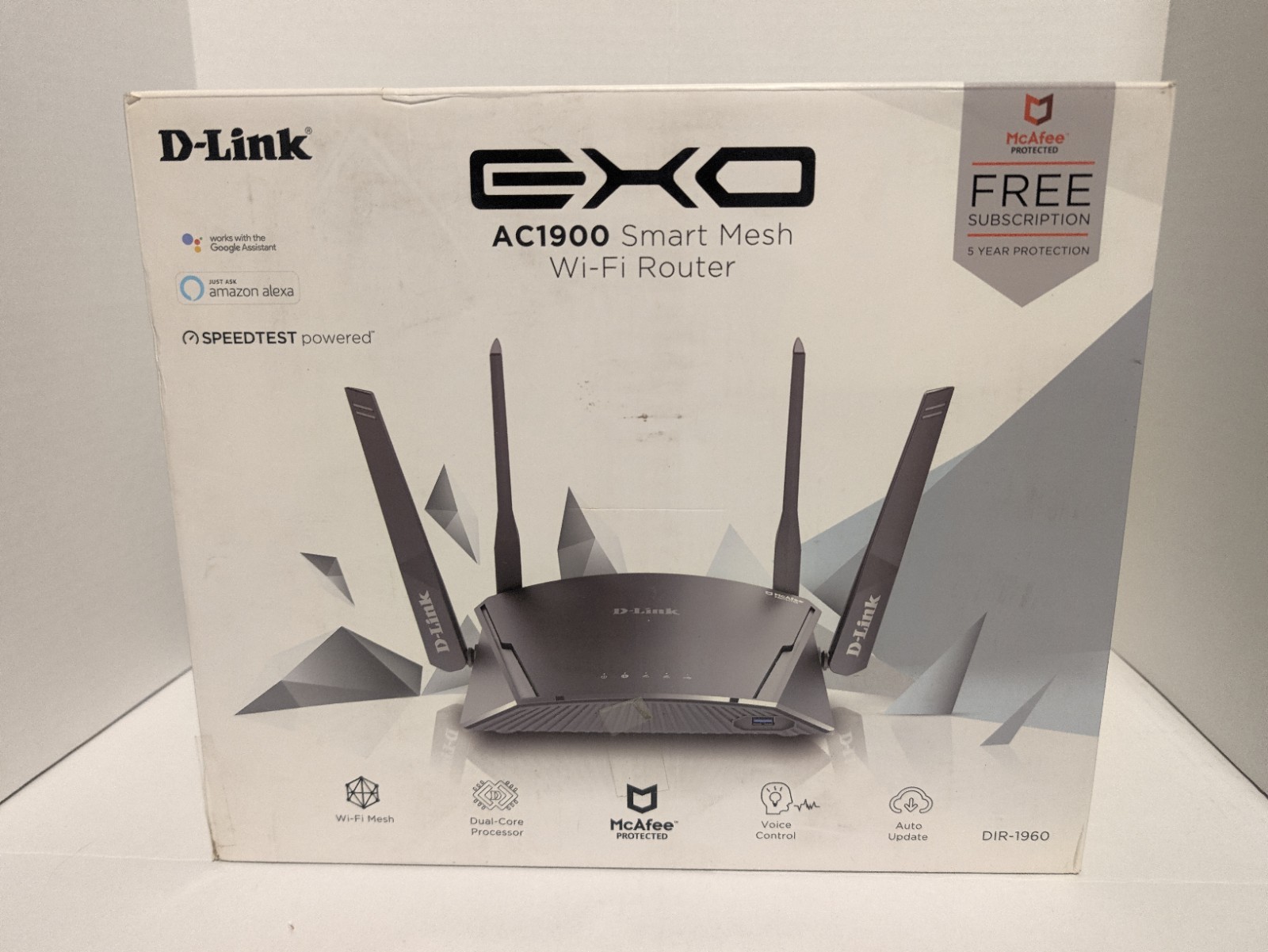 D-Link WiFi Router AC1900 DIR-1960 US Dual Band Smart EXO Mesh - 016 D-Link WiFi Router AC1900 DIR-1960 US Dual Band Smart EXO Mesh - 016