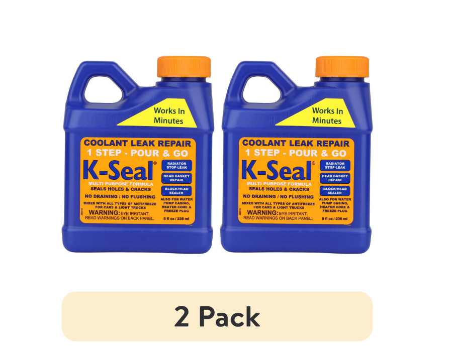 K-Seal ST5501 Coolant Leak Repair 8 fl oz 2 Pack Pour & Go Radiator Fix