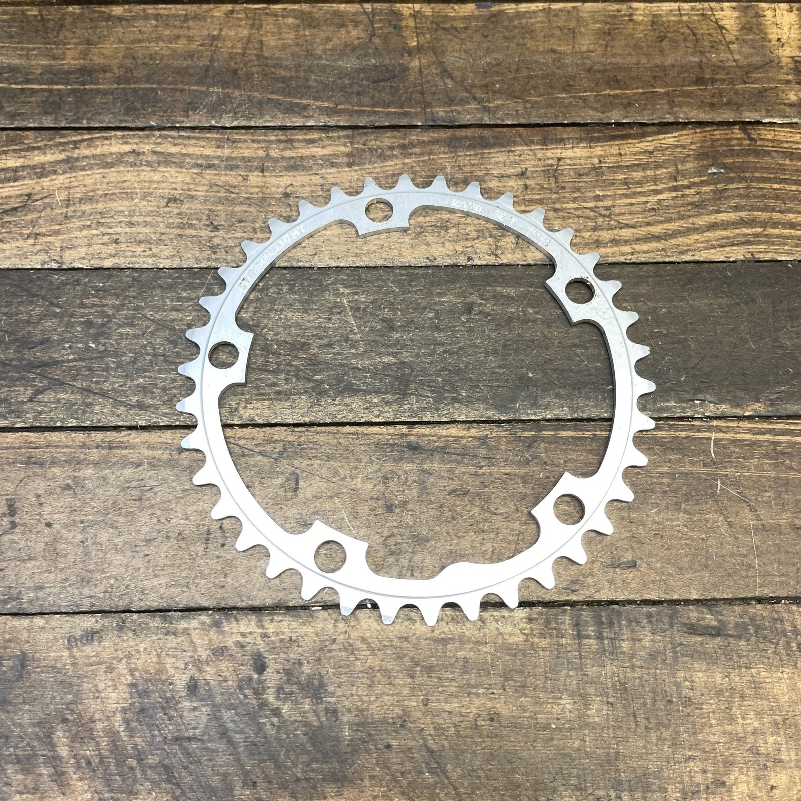 Vintage Stronglight 38T Chainring 130 BCD 5-Arm Silver 5083 Road Bike 38 Tooth