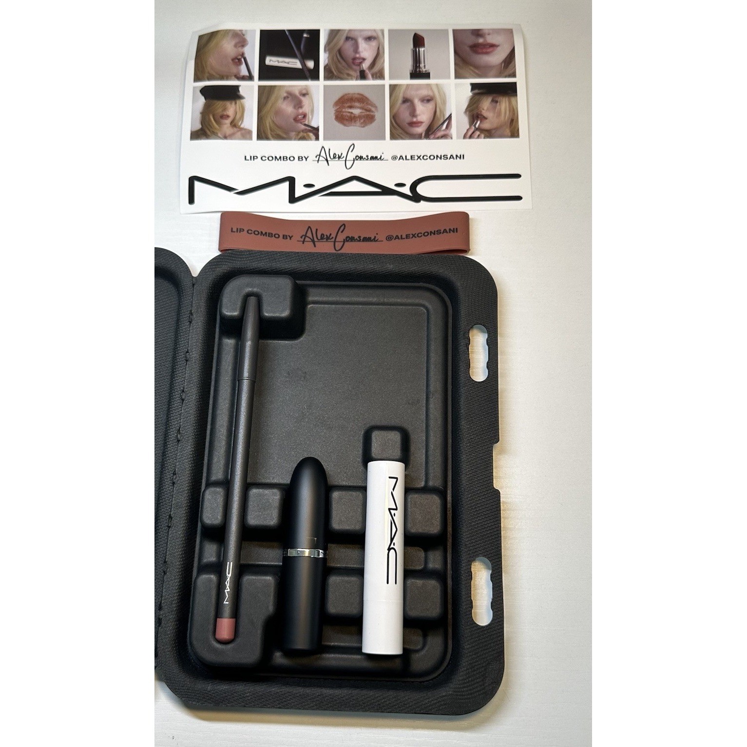 NIB Limited Edition MAC Cosmetics Lip Combo By Alex Consani (2025)