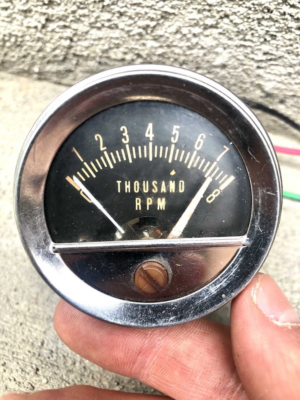 Vintage Dixson Tachometer 1965 Pontiac
