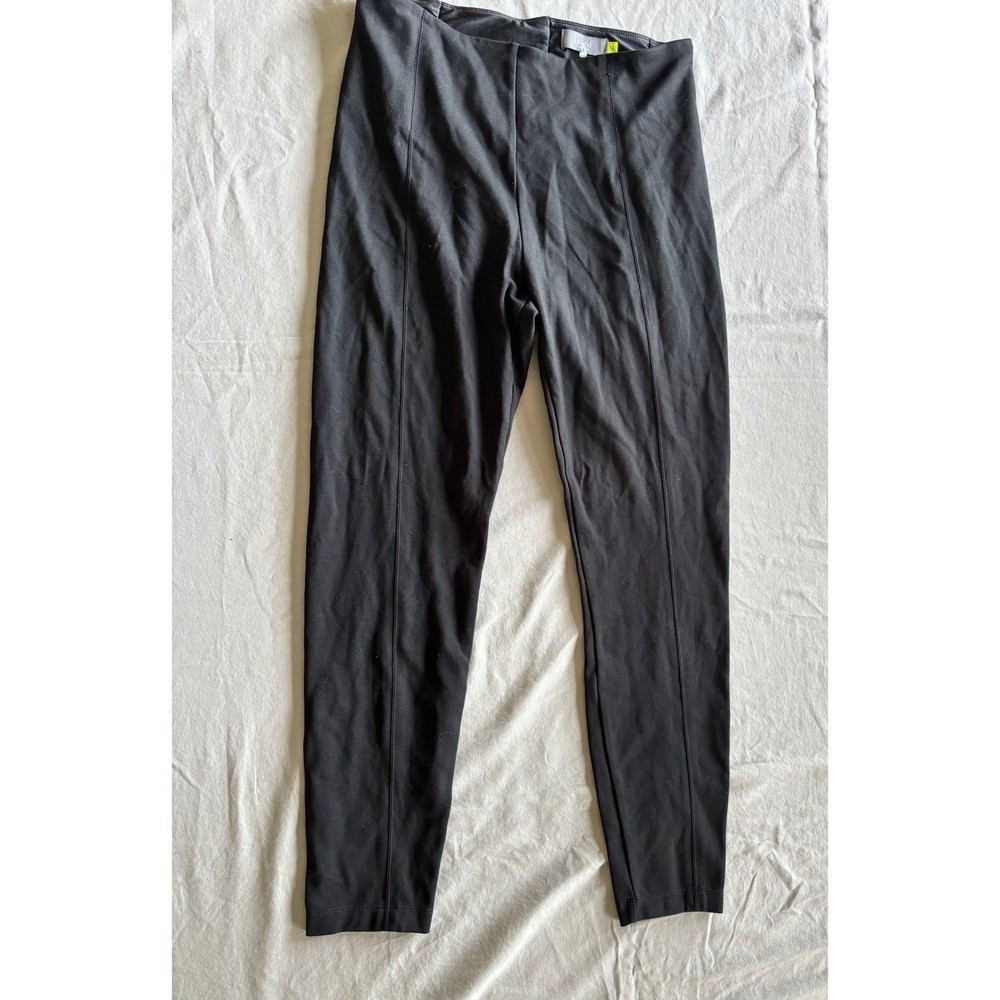 Lysse New York Black High Waisted Leggings Seam Detail Size Medium