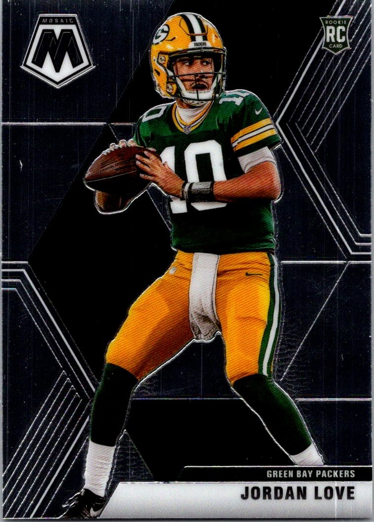 2020 Panini Mosaic #211 Jordan Love Rookie Card (RC) 2020 Panini Mosaic #211 Jordan Love Rookie Card (RC)