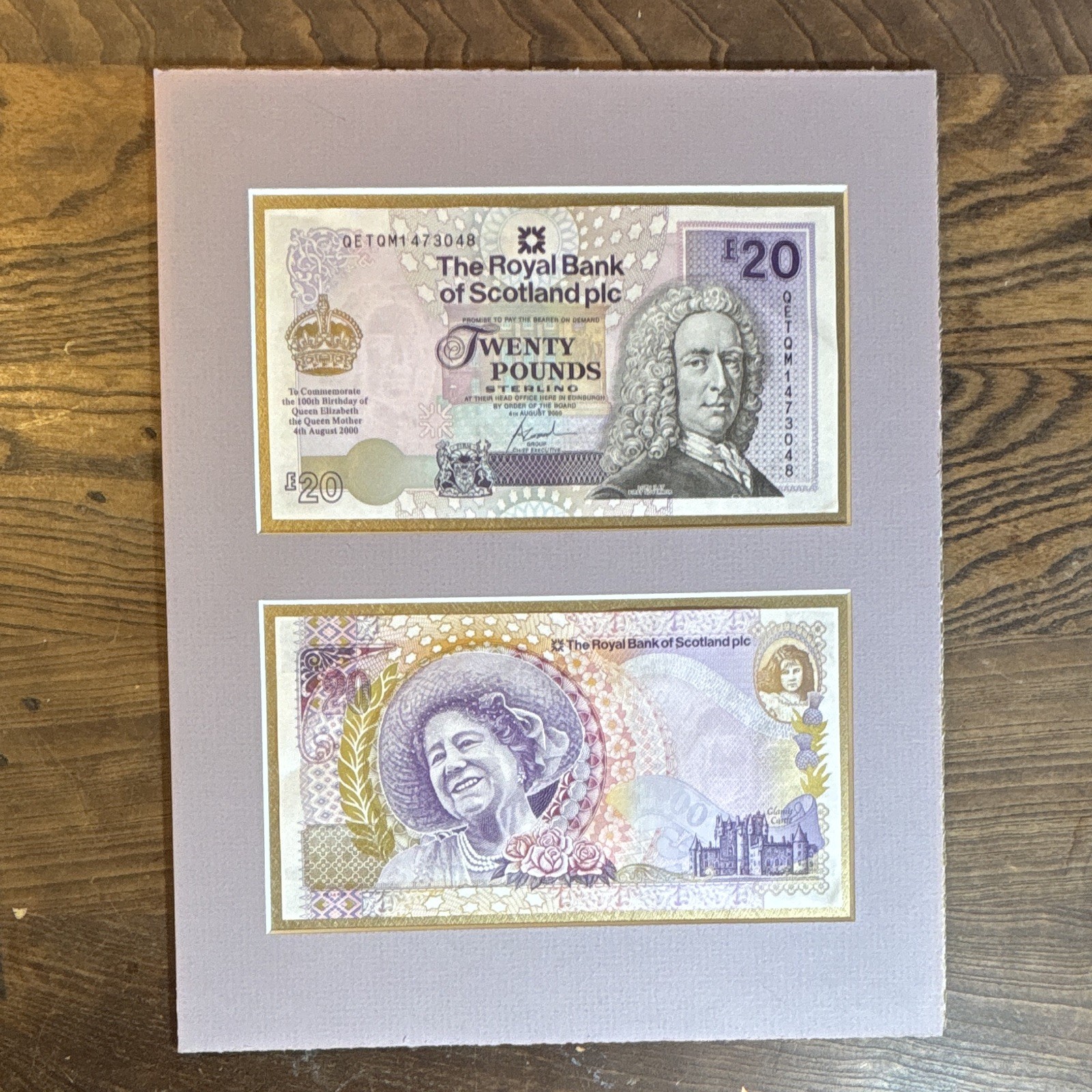 Royal Bank of Scotland £20 Twenty Pounds Banknote 2000 Commemorative Scotland