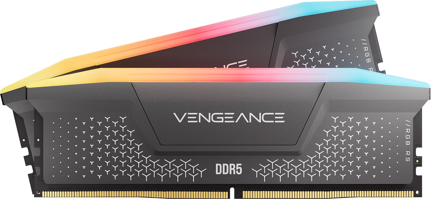 Corsair vengance RGB ddr5 ram 16gb (2x8gb) 6000mhz cl36, grey