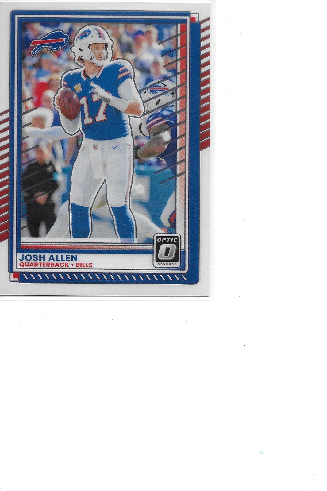 2025 Donruss Optic Josh Allen Buffalo Bills Football Card #70