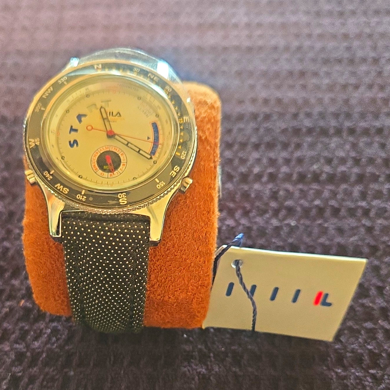 FILA YACHT Timer Quartz Compass Bezel 39mm Stainless Silver White Dial FILA YACHT Timer Quartz Compass Bezel 39mm Stainless Silver White Dial