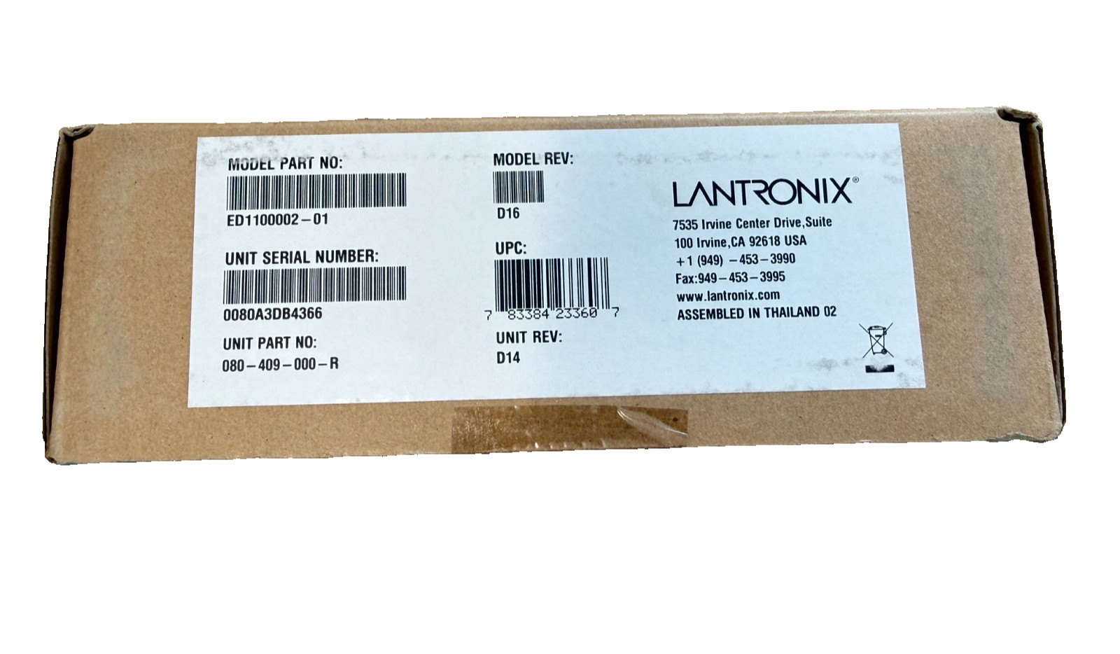 Lantronix ED1100002-01 1PORT