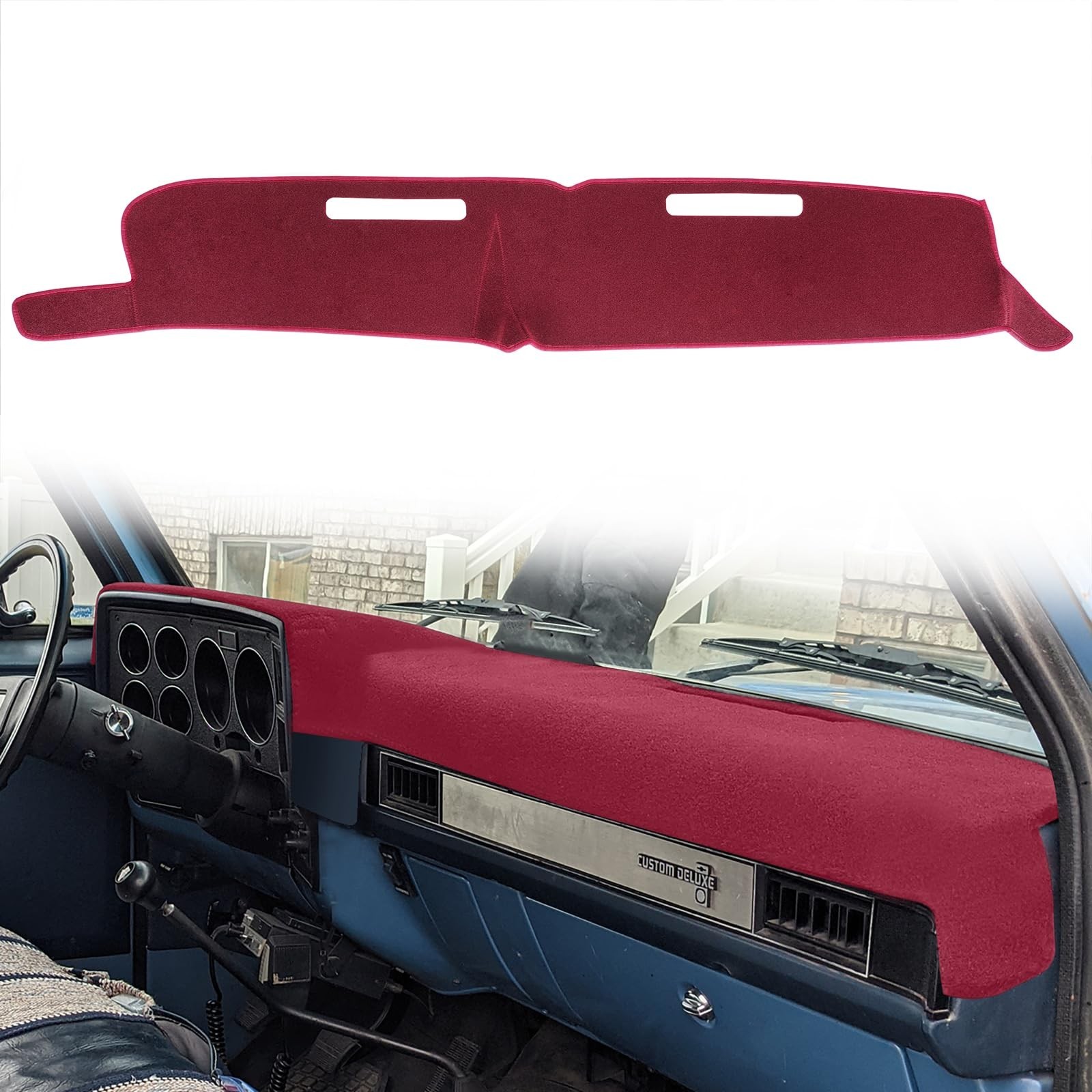 Dash Cover Custom Fit for 1981-1991 Chevy Chevrolet C/K/R/V Series Suburban B...