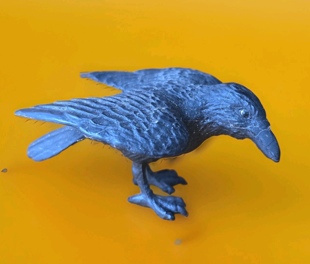 Bullyland Raven Bird Animal Plastic Figure Made In Germany Bullyland Raven Bird Animal Plastic Figure Made In Germany
