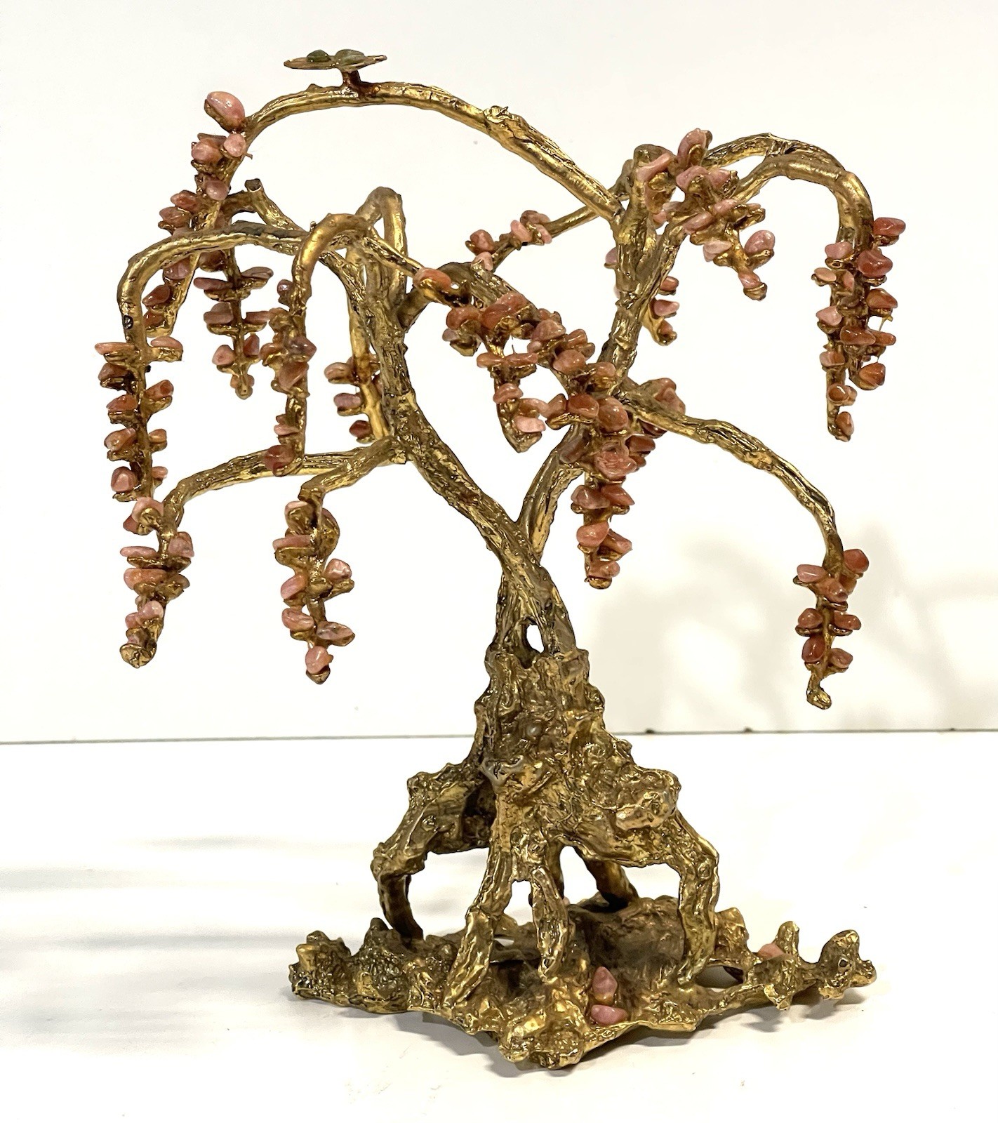 Vintage Hobe Jewelry Tabletop Gilt Metal Tree Sculpture Signed Vintage Hobe Jewelry Tabletop Gilt Metal Tree Sculpture Signed
