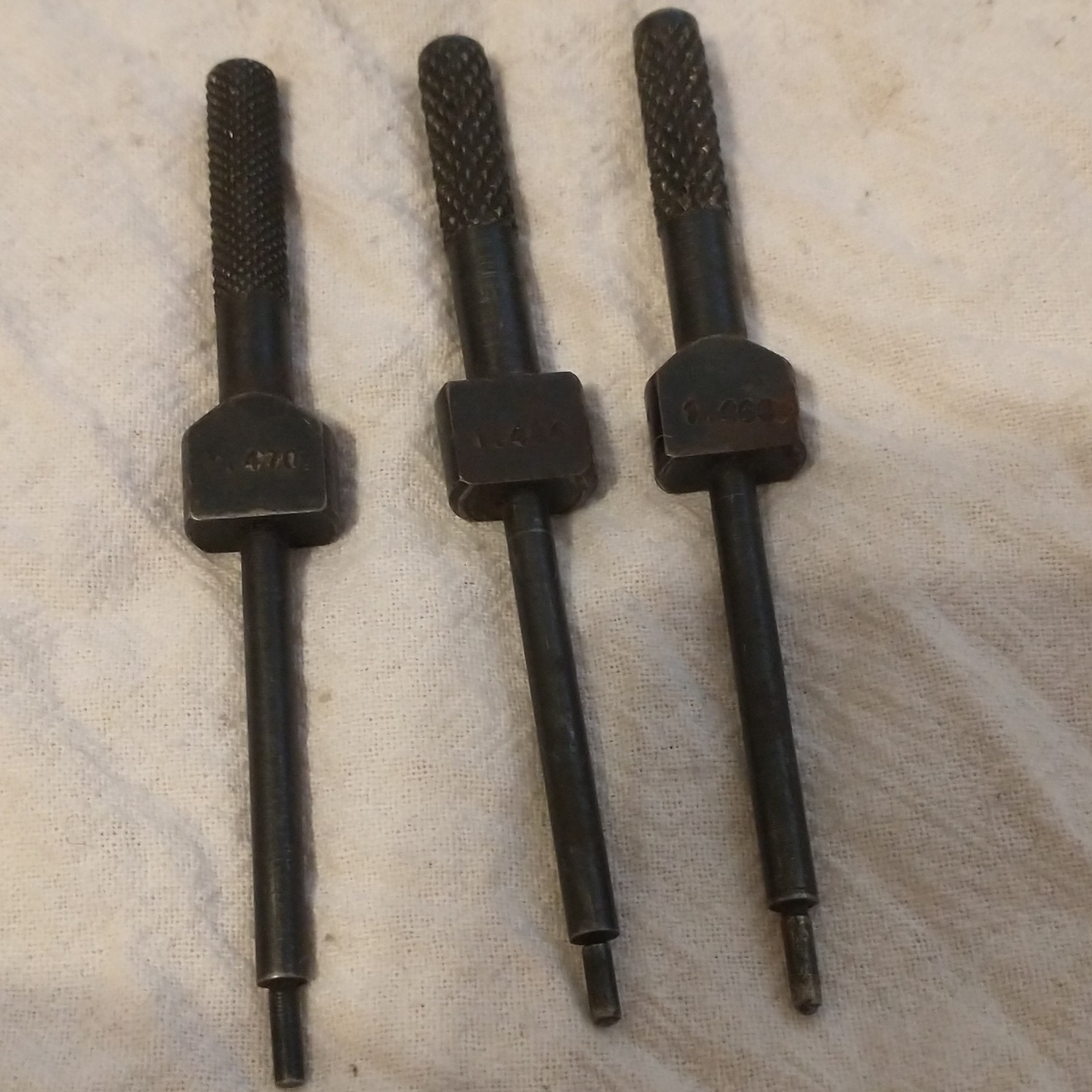 Three Detroit Diesel Injector Height Gauges