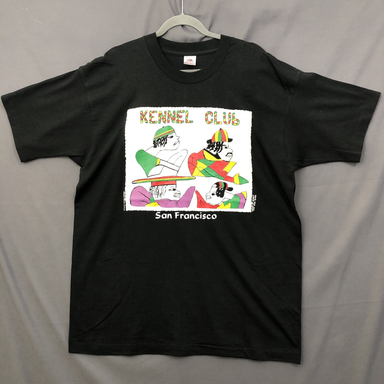 Vintage San Francisco T-Shirt Mens XL Black Kennel Club Single Stitch 1993 RARE Vintage San Francisco T-Shirt Mens XL Black Kennel Club Single Stitch 1993 RARE