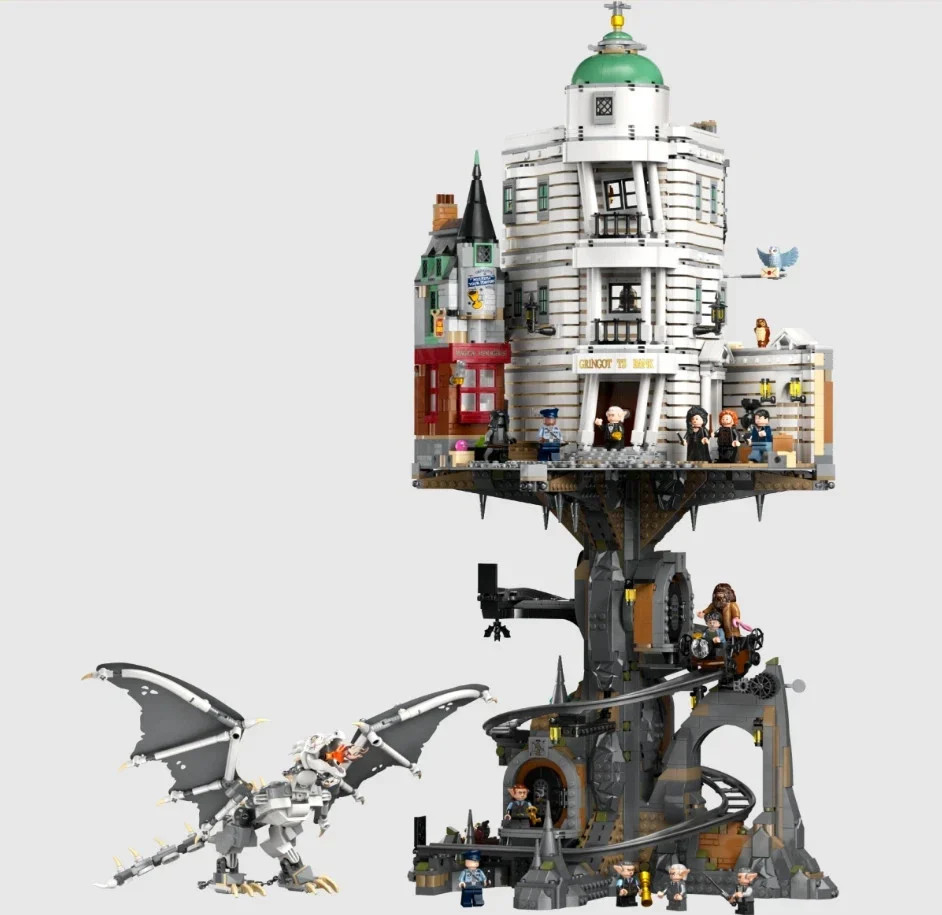 NEW 4803PCS Harry Potter Gringotts Wizarding Bank Building Block Set W/ FIGS NEW 4803PCS Harry Potter Gringotts Wizarding Bank Building Block Set W/ FIGS