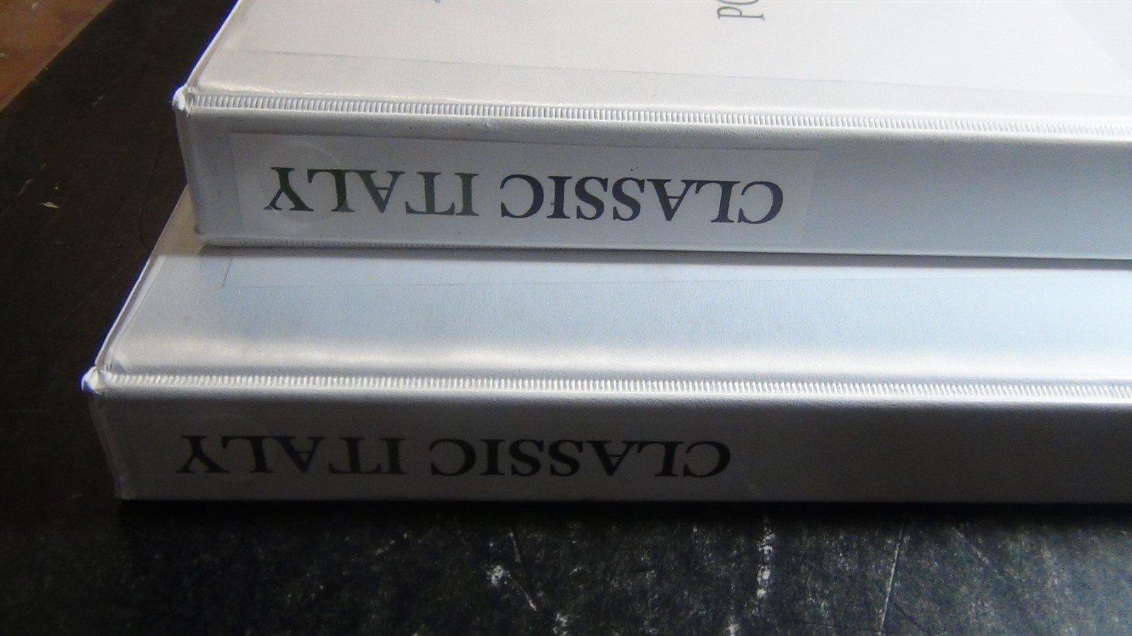 Stampsweis Huge Italy collection on black stock in 2 vols est 1303 stamps rare