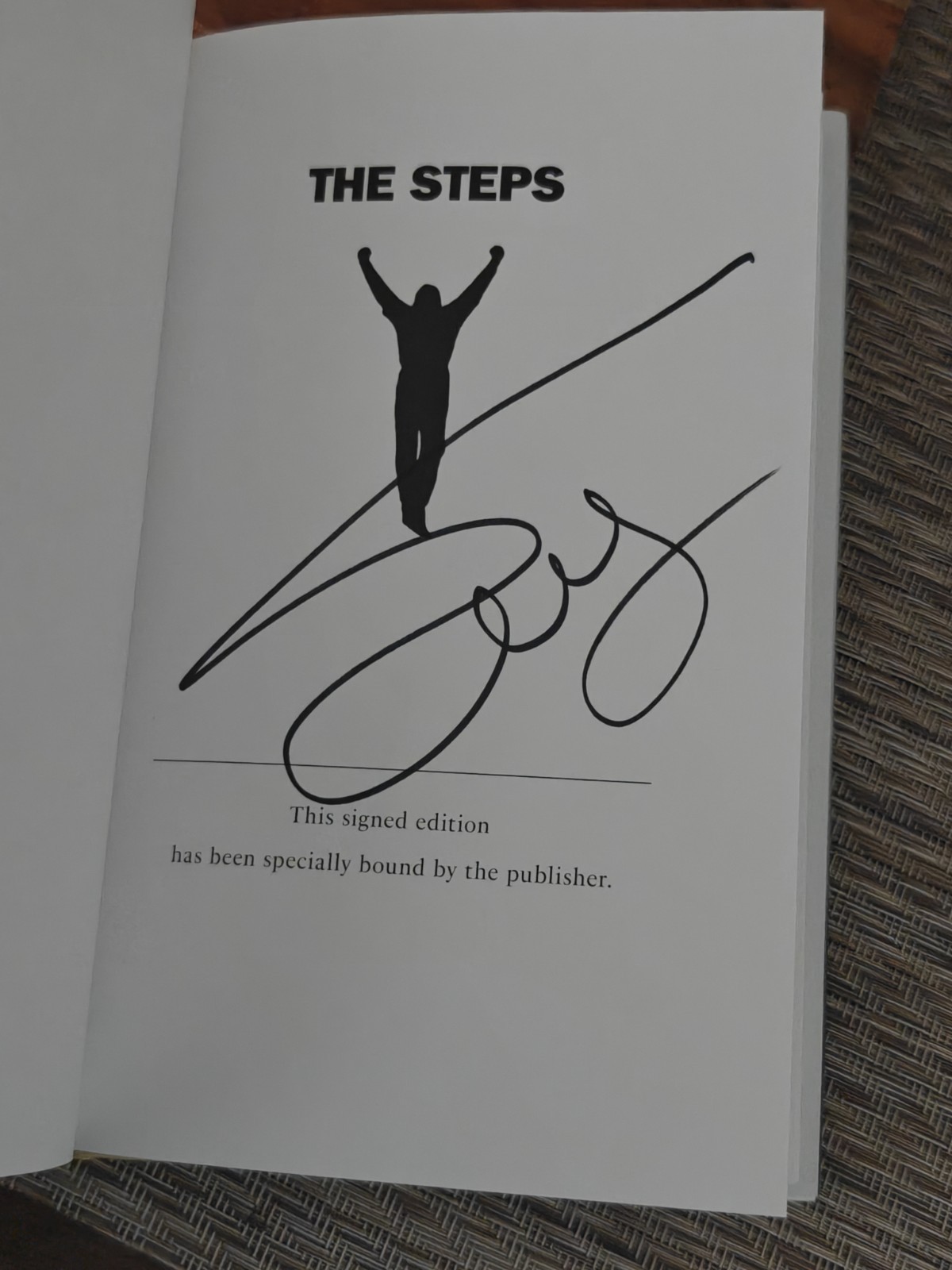 Sylvester Stallone SIGNED Book Memoir The Steps AUTOGRAPHED Hardcover SHIPS NOW
