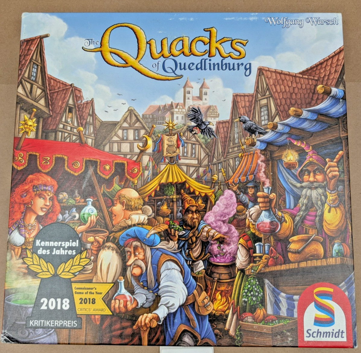 Asmodee The Quacks of Quedlinburg Board Game - Unpunched - Heavily Damaged Box