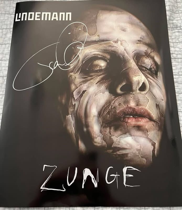 Till Lindemann Signed Poster 16x20 SWAU COA Pass Zunge Rammstein Signed Poster Till Lindemann Signed Poster 16x20 SWAU COA Pass Zunge Rammstein Signed Poster