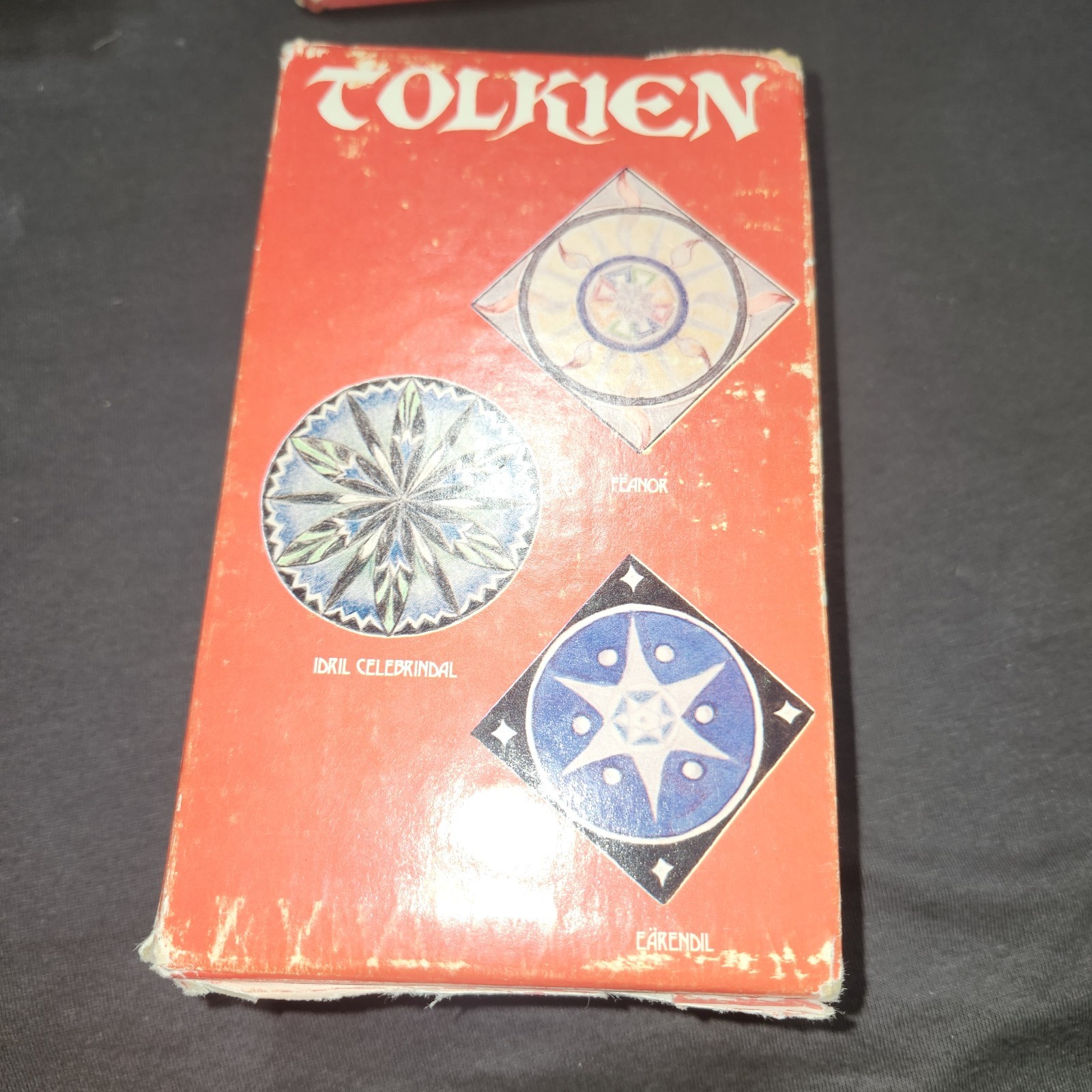 vintage J.R.R. Tolkien four-volume paperback book set in a slipcase 1970\'s vintage J.R.R. Tolkien four-volume paperback book set in a slipcase 1970\'s