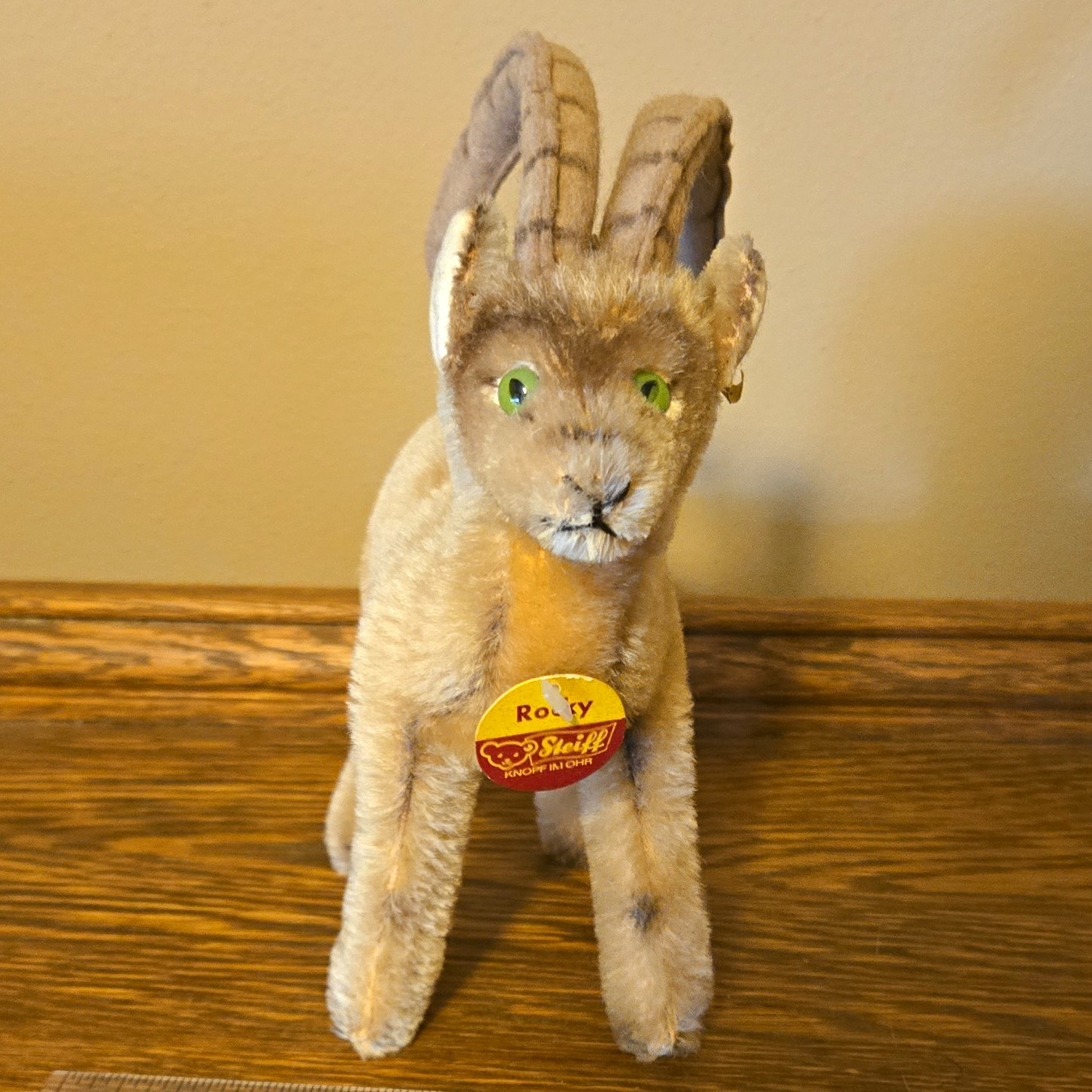 Vintage Steiff Rocky Mountain Goat Ibex 6.5\ Vintage Steiff Rocky Mountain Goat Ibex 6.5\