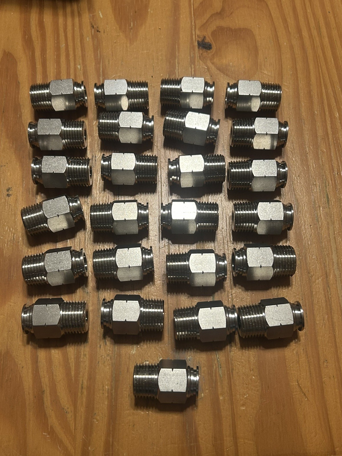 Twenty Five Hydraulic Push Fit Adapter Fittings-1/2inch-New Condition 