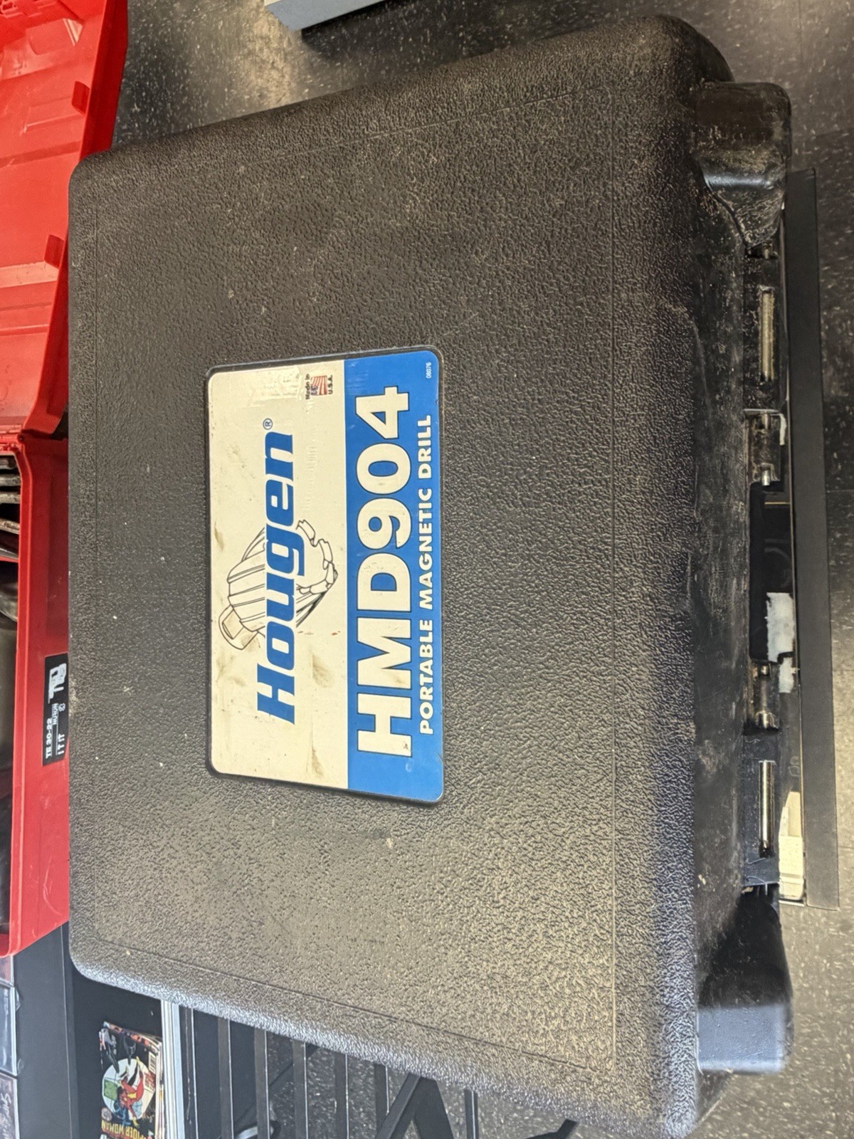 Hougen Magnetic Drill HMD 904 Tested And Works With Case Wow Hougen Magnetic Drill HMD 904 Tested And Works With Case Wow