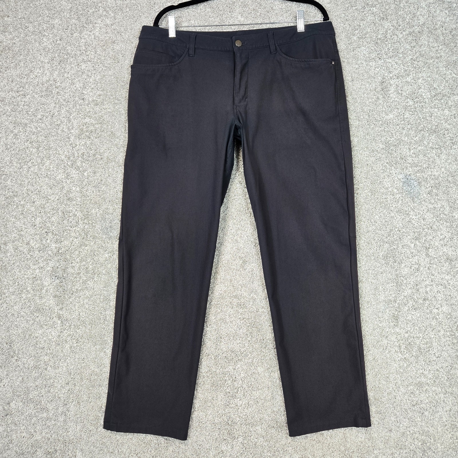 Lululemon ABC Pant Classic Fit Mens 36x30 Dark Gray Warpstreme 5 Pocket LM5426S Lululemon ABC Pant Classic Fit Mens 36x30 Dark Gray Warpstreme 5 Pocket LM5426S