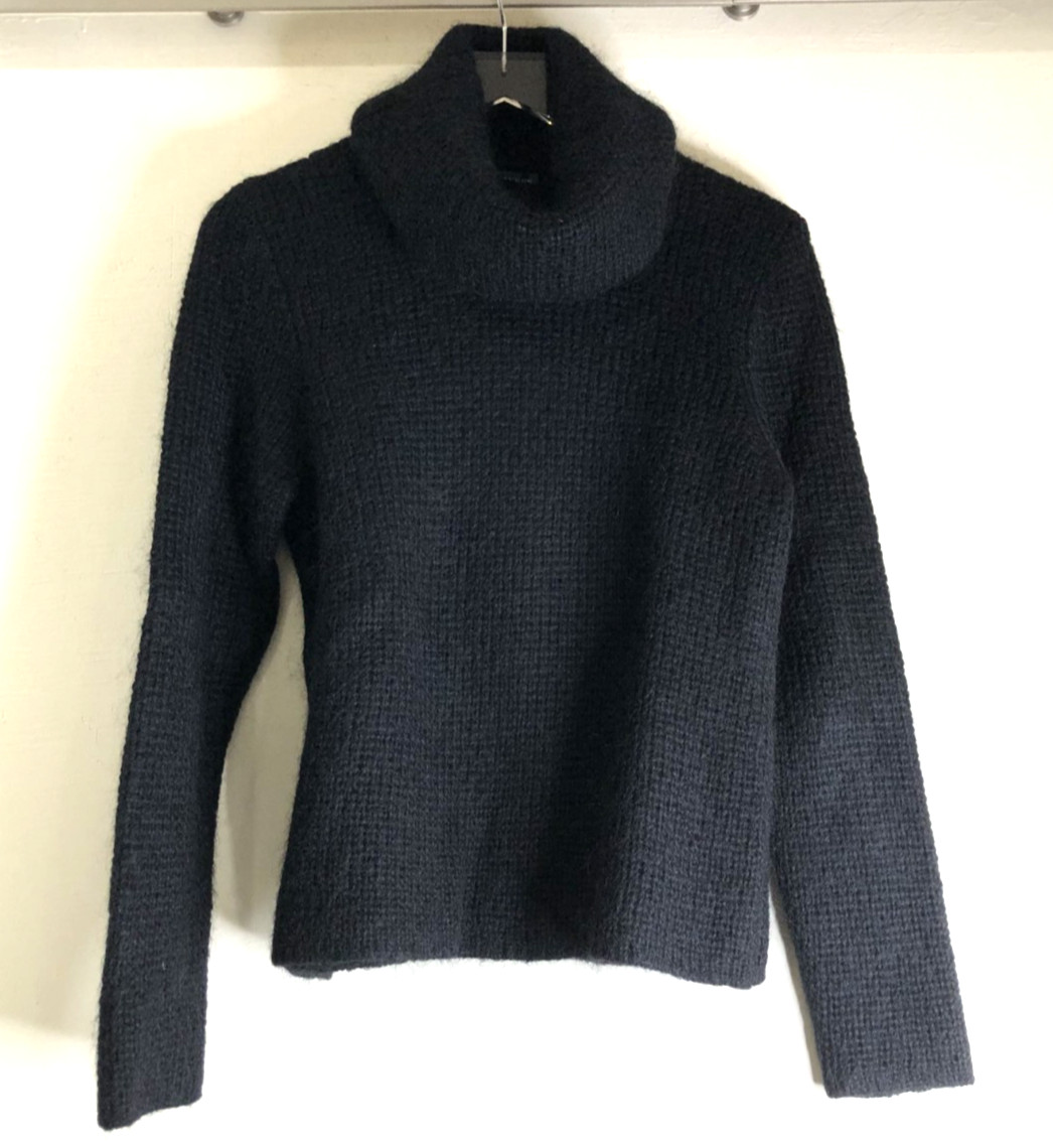 VTG Lauren Ralph Lauren Sweater Sz Petite Large PL Black Mohair Blend Cowl Neck VTG Lauren Ralph Lauren Sweater Sz Petite Large PL Black Mohair Blend Cowl Neck