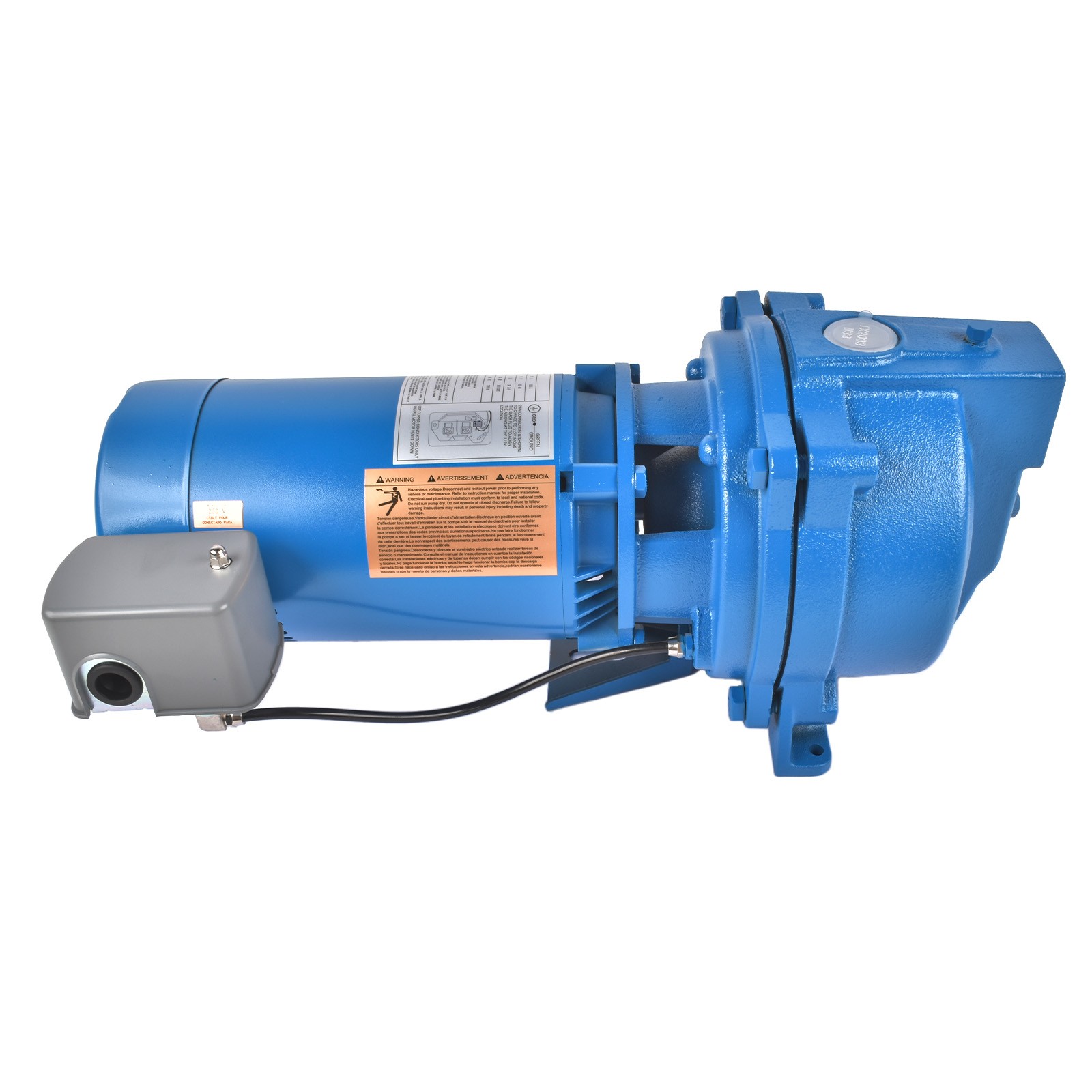 J10S 1 HP 115 / 230 V Shallow Well Jet Pump Single Phase 3500 RPM 60 Hz