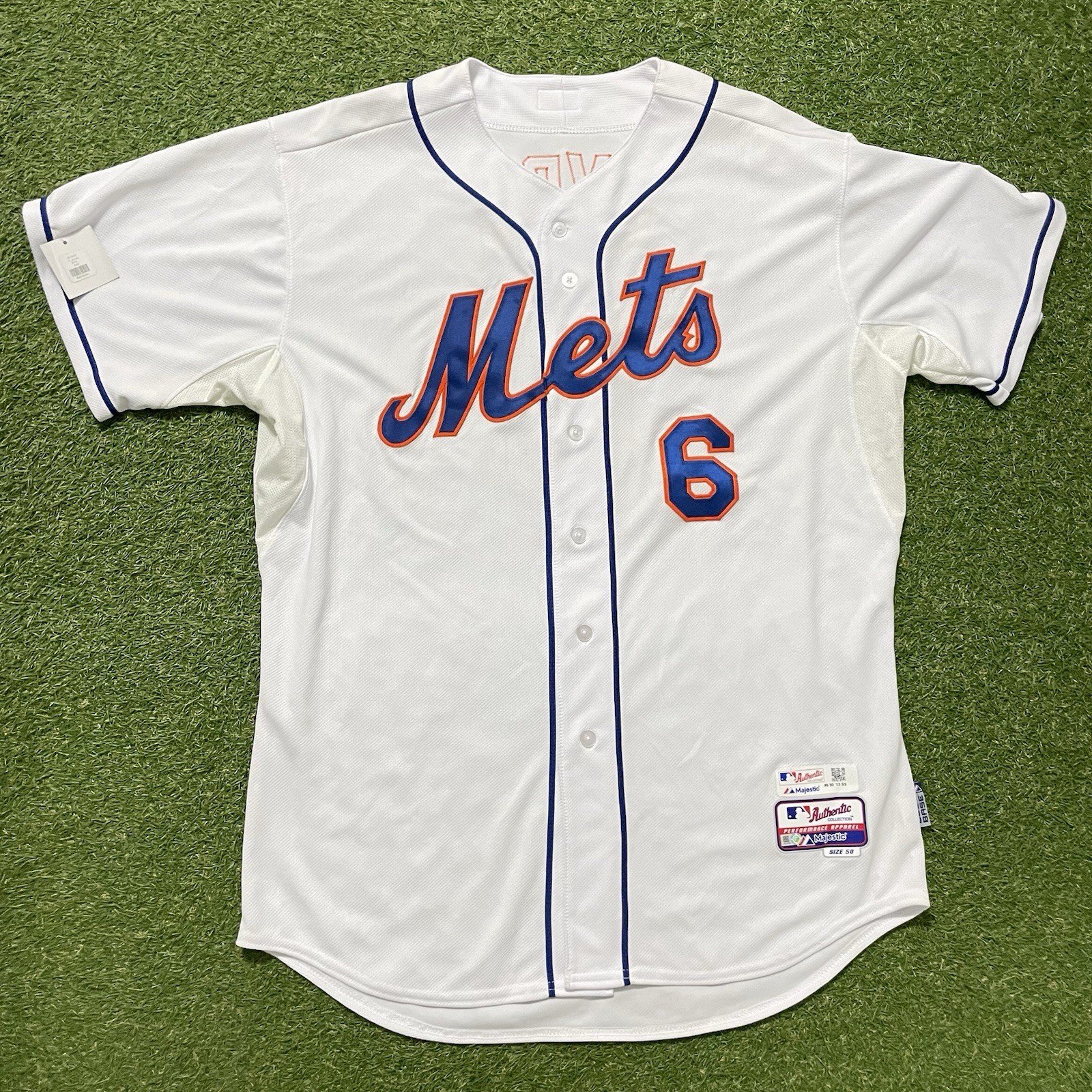 2013 New York Mets MLB Marlon Byrd Majestic Player Team Issued Jersey White COA 2013 New York Mets MLB Marlon Byrd Majestic Player Team Issued Jersey White COA