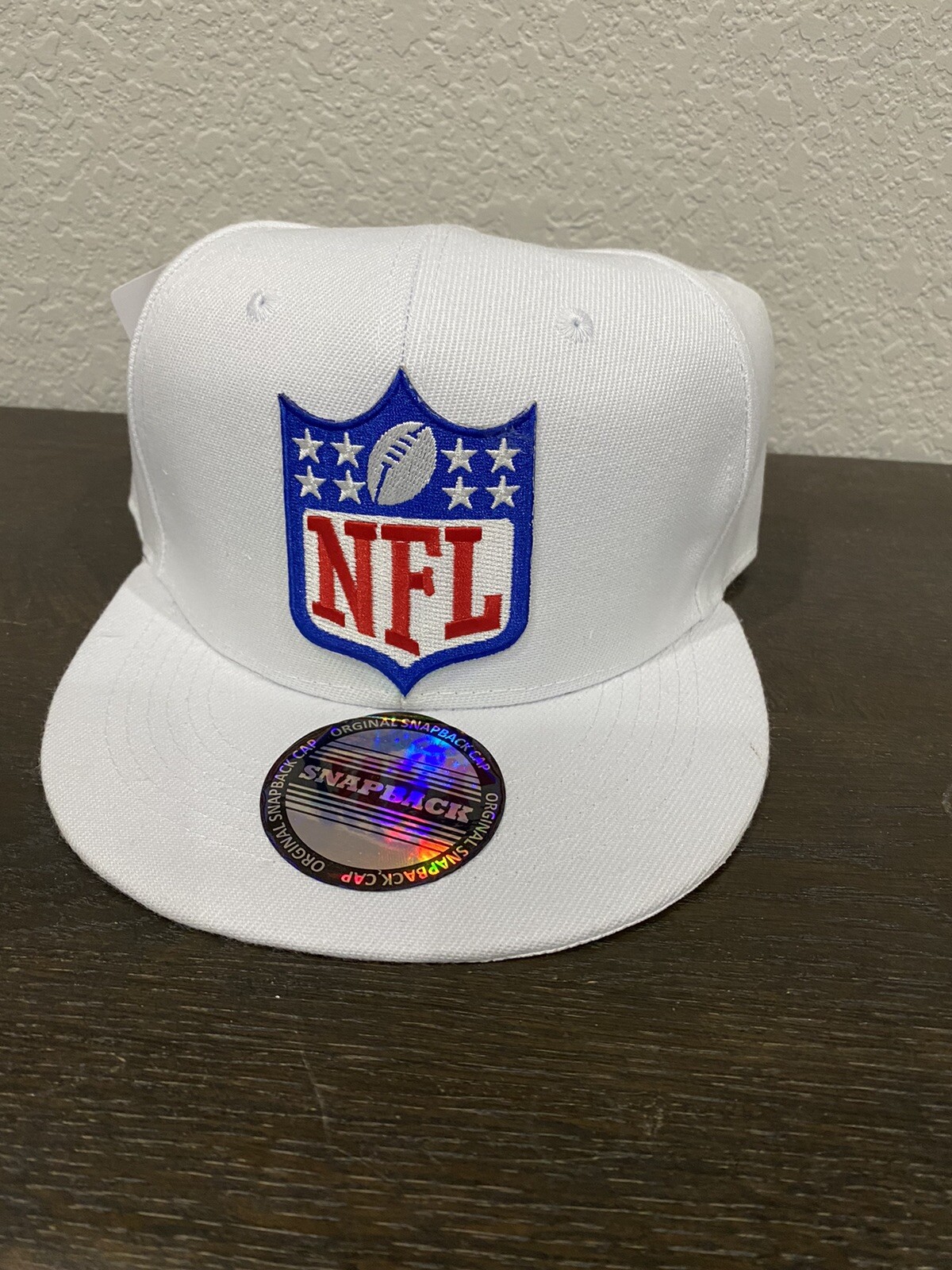 NFL SHIELD HEAD REFEREE OFFICIALS GAMEDAY HAT CAP WHITE ADJUSTABLE SNAPBACK NEW