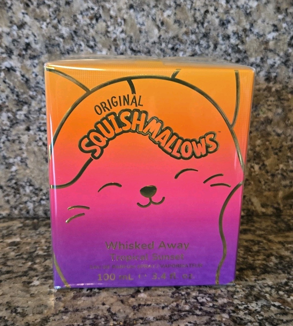 Squishmallows Fragrance Whisked Away Tropical Sunset Limited Ed 3.4 oz Sealed